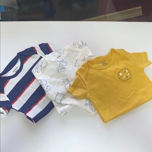 Carter's Kids T-Shirts - Yellow, White, and Blue